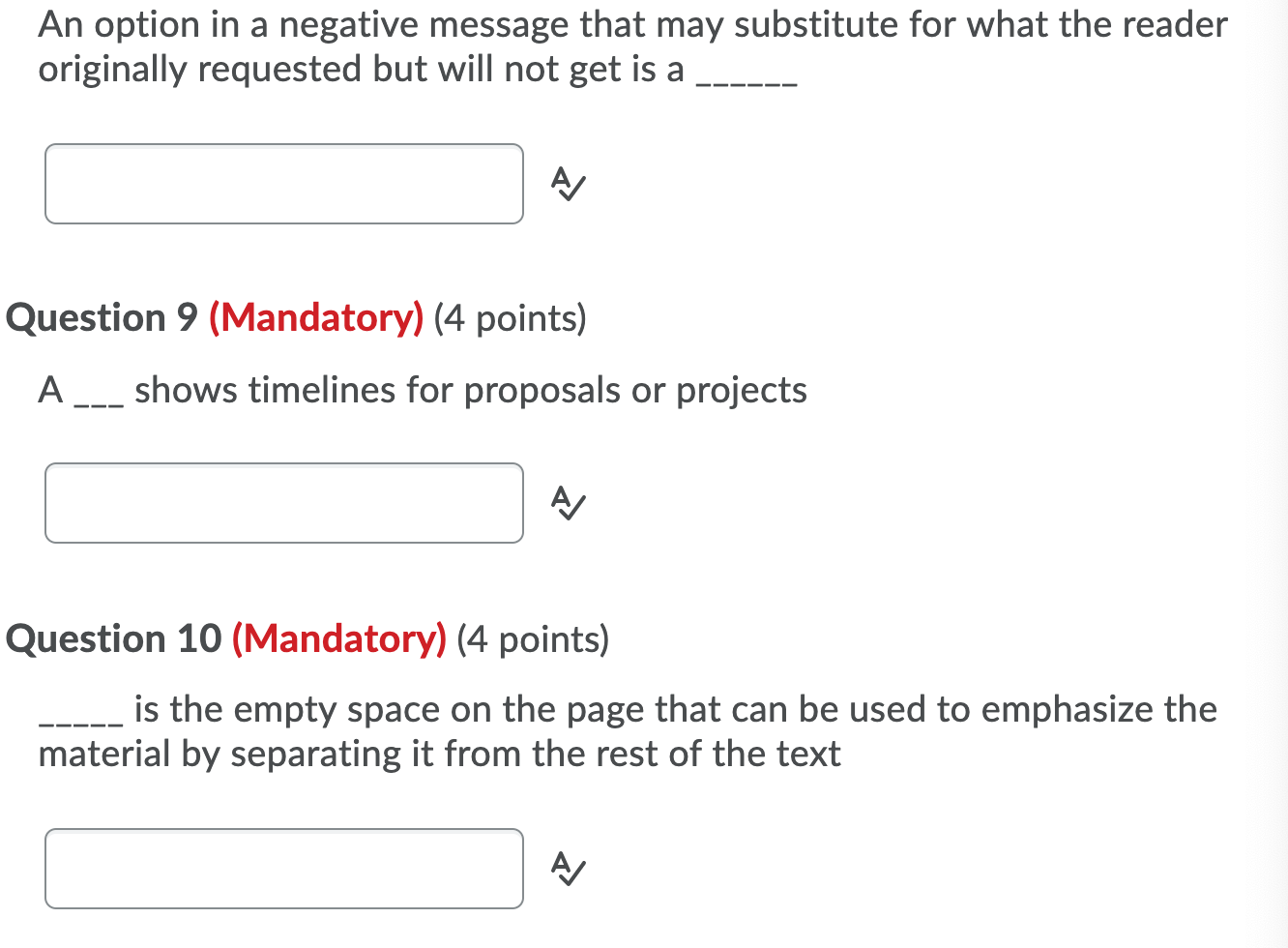 Visuals can be used for all of the following in a