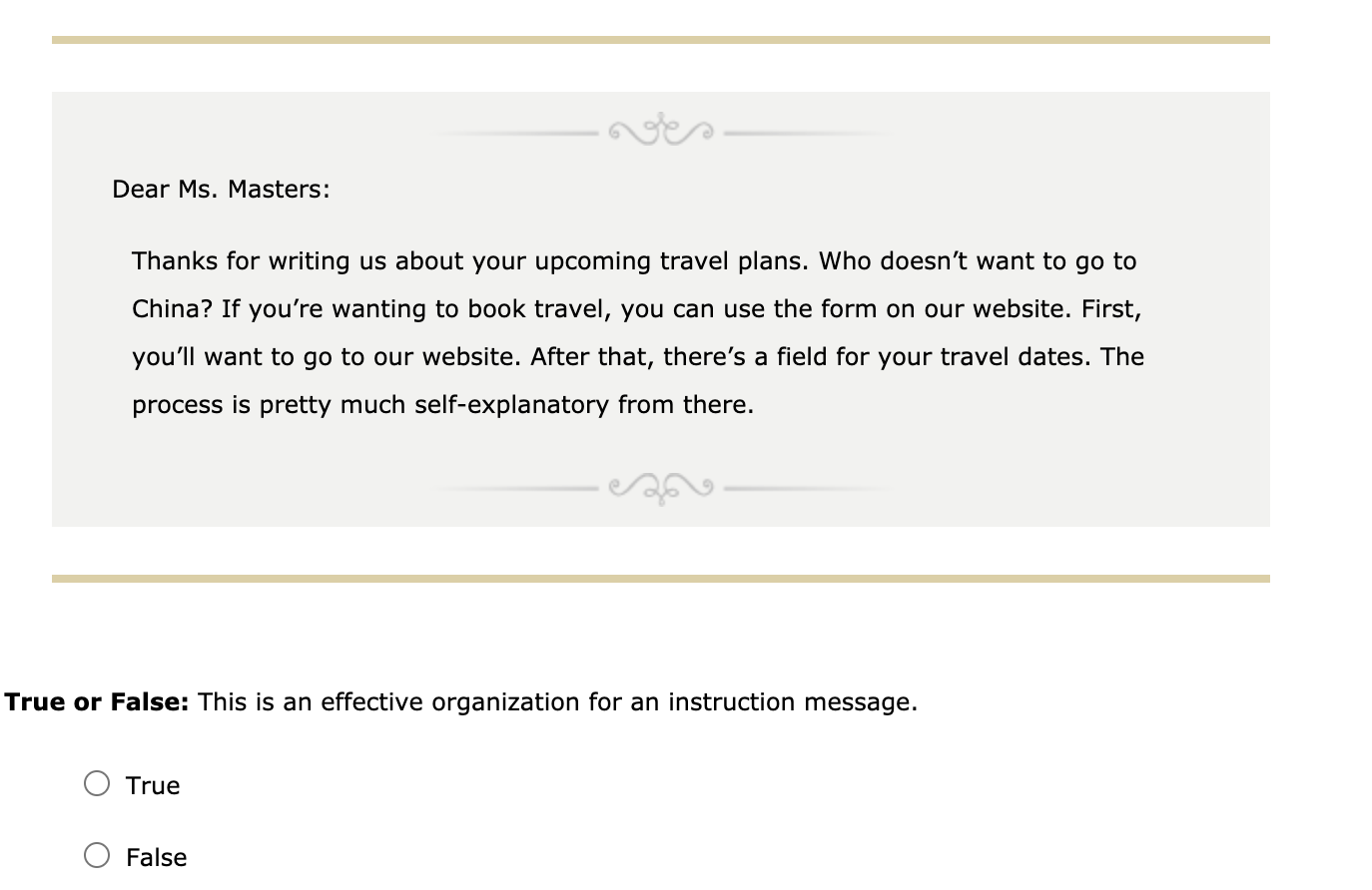 2. Request, Response, and Instruction Messages