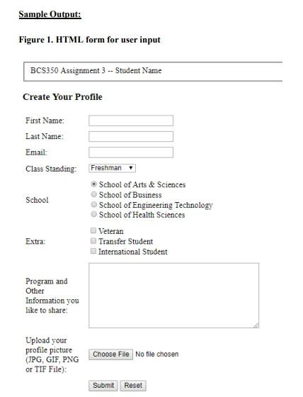 Objectives: To acquaint you with PHP file