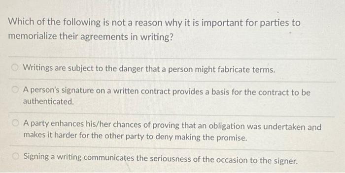 Which of the following is a possible example of