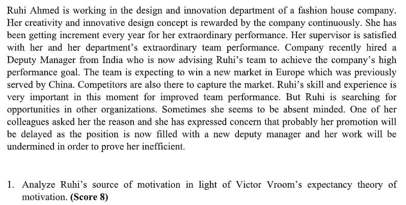 Ruhi Ahmed is working in the design and