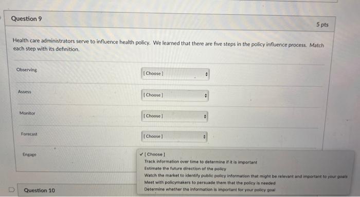 Health care administrators serve to influence