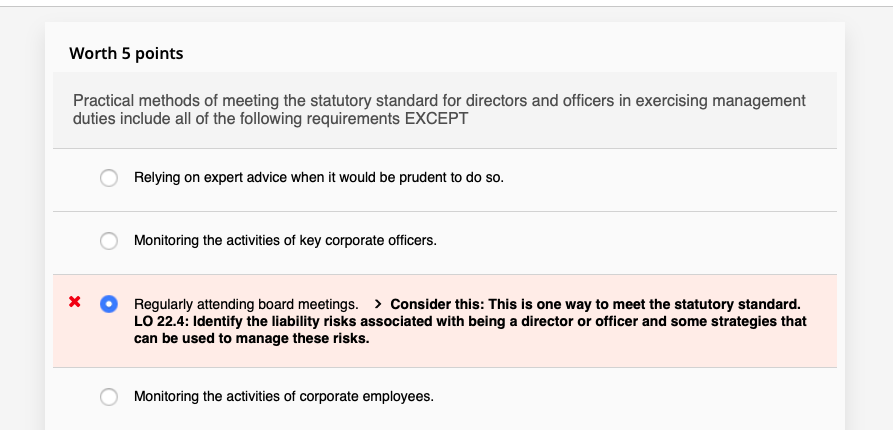 Which of the following is NOT a sound business