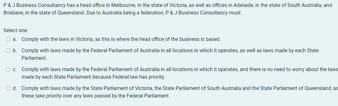 Which of the following statements is INCORRECT?