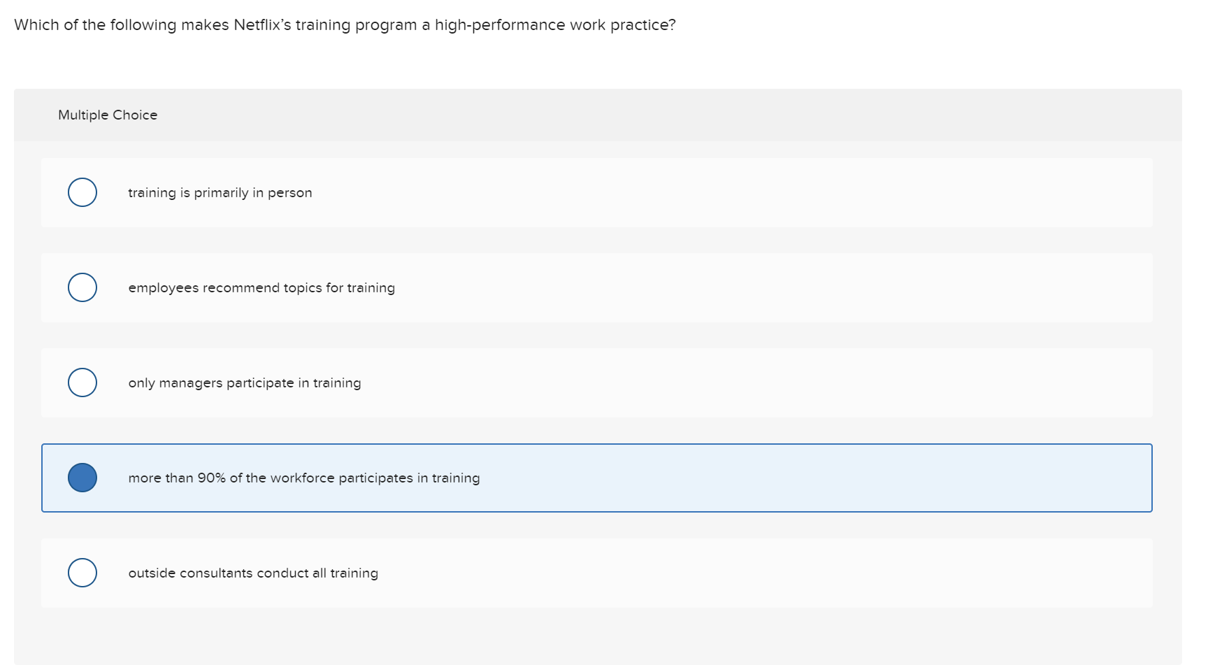 High Performance Work Practices at Netflix This