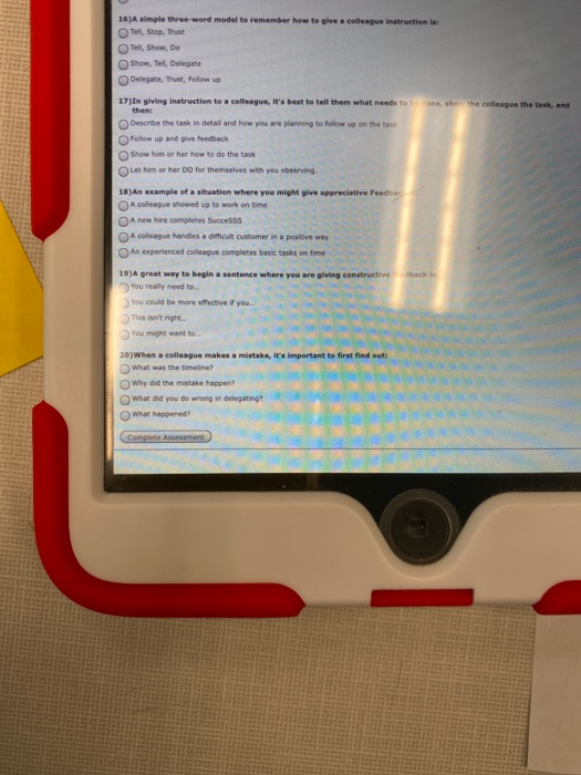 16)A simple three-word model to remember how to