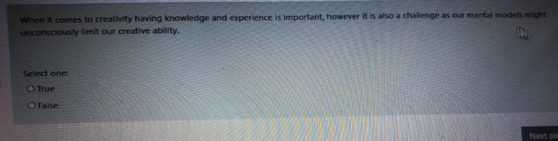 When it comes to creativity having knowledge and