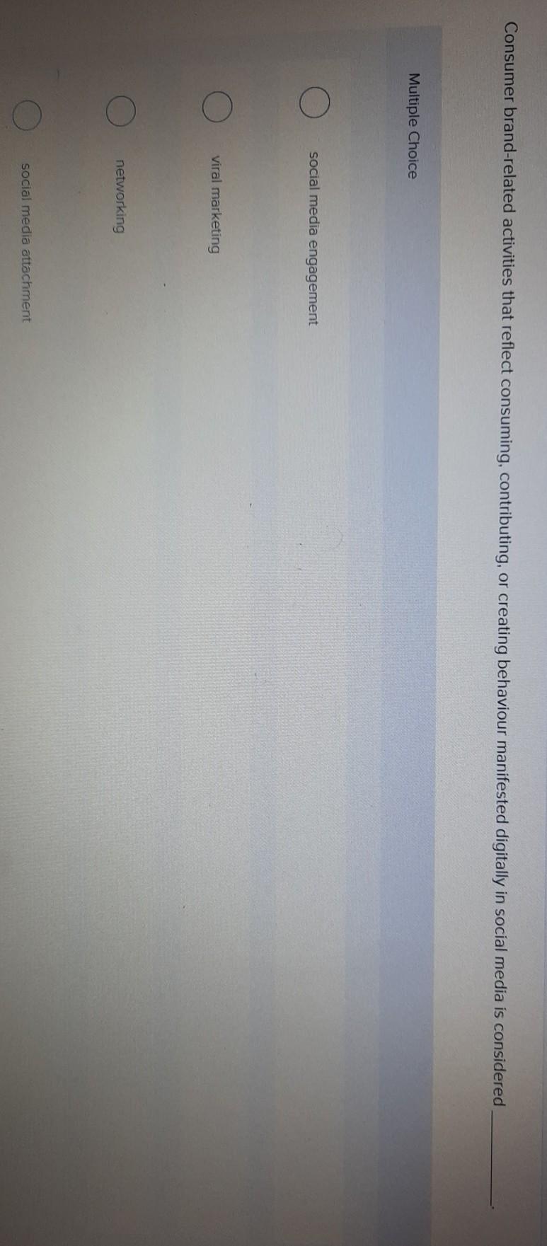 Consumer brand-related activities that reflect