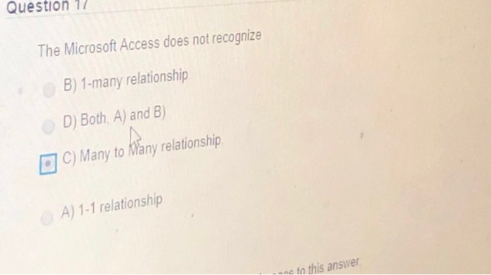 Question 13 Imagine the following two tables