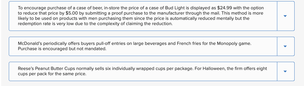 Features of Consumer Promotions To enhance a