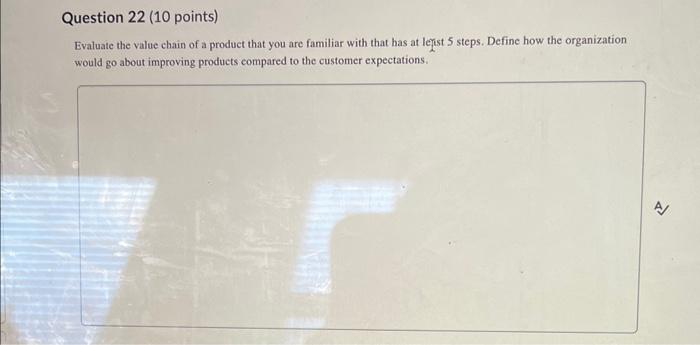 Within the balanced scorceard, there are four