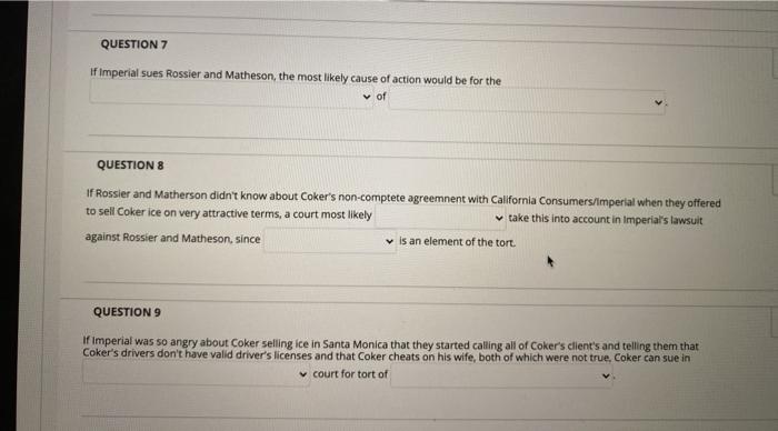 an intentional Torts California Consumers Co.