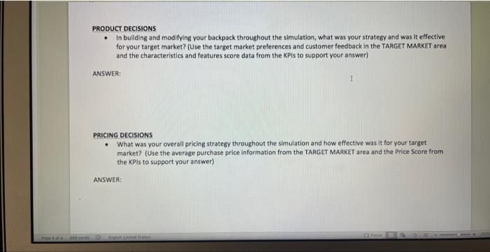 Marketing Question please help ! this is for