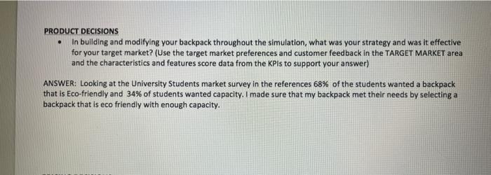 Marketing Question please help ! this is for