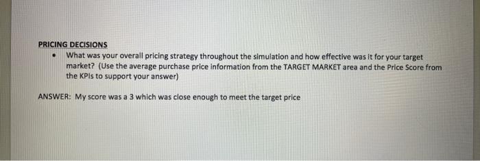 Marketing Question please help ! this is for