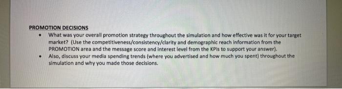 Marketing Question please help ! this is for