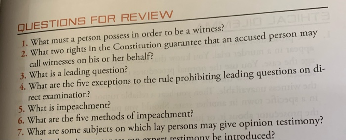 what must a person possess in order to become a