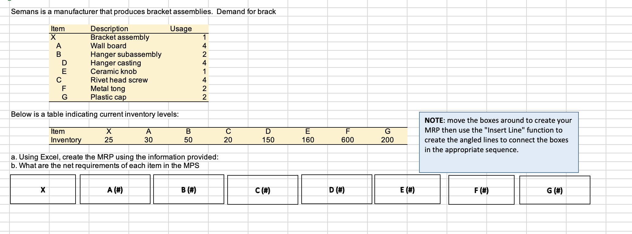 Semans is a manufacturer that produces bracket