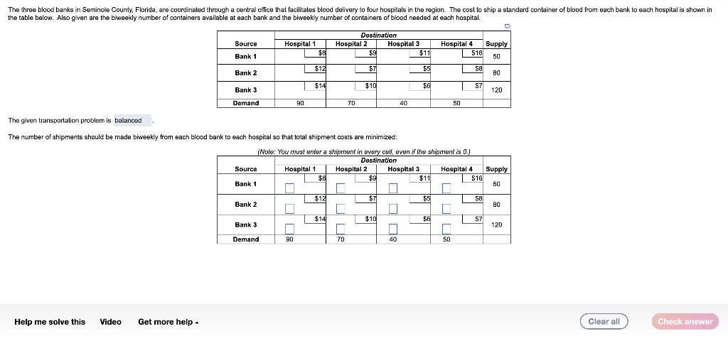 The three blood banks in Seminole County,