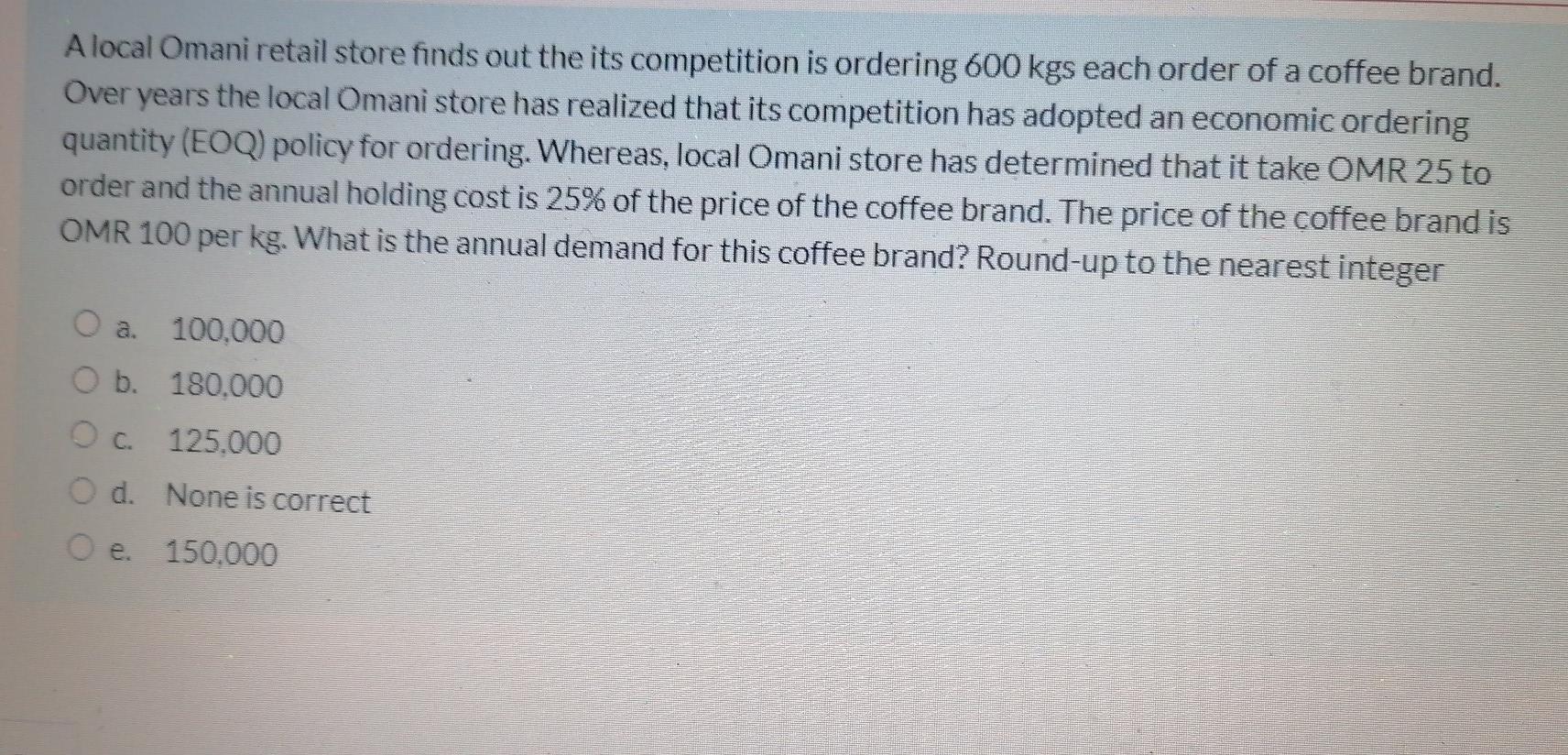 Alocal Omani retail store finds out the its