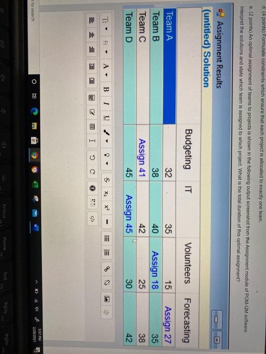 all parts plz (15 points total) A professor has