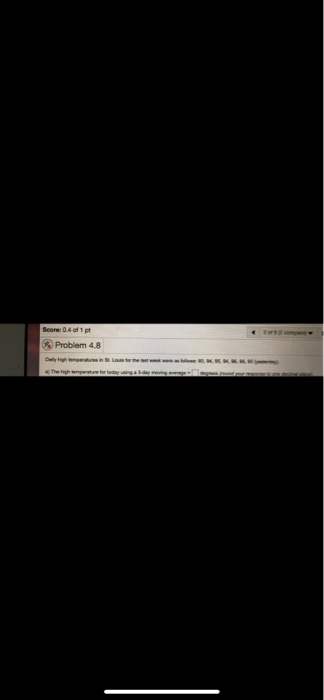 daily temps are 93, 94, 95, 94, 96, 86. 95 Seere