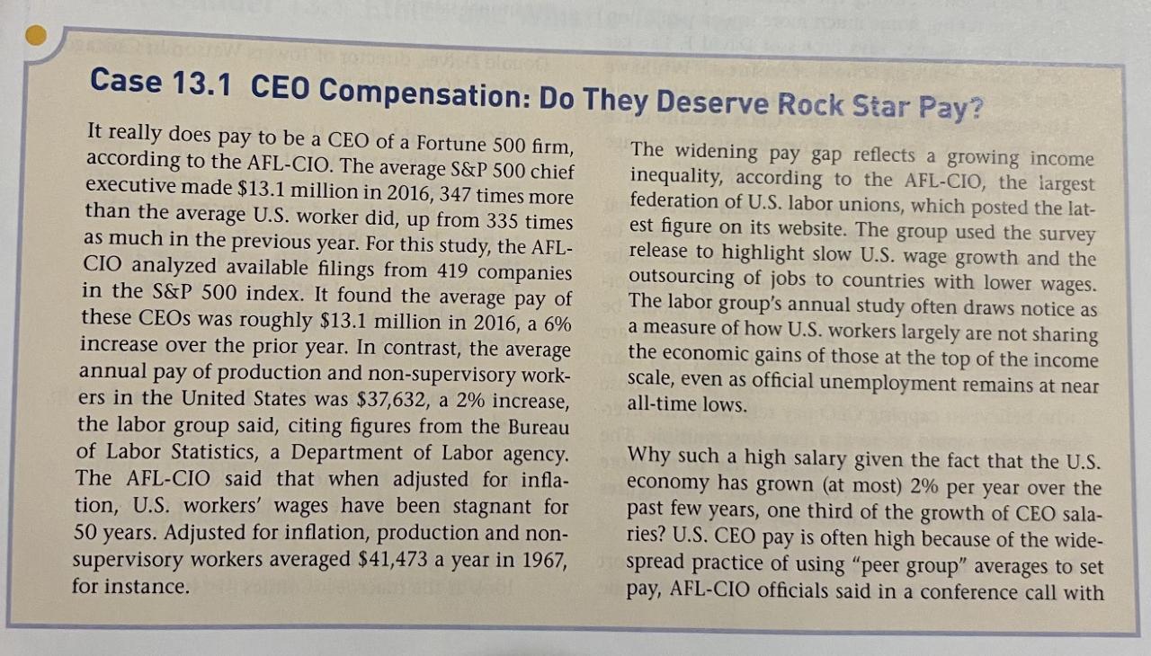 Please read the following case and answer