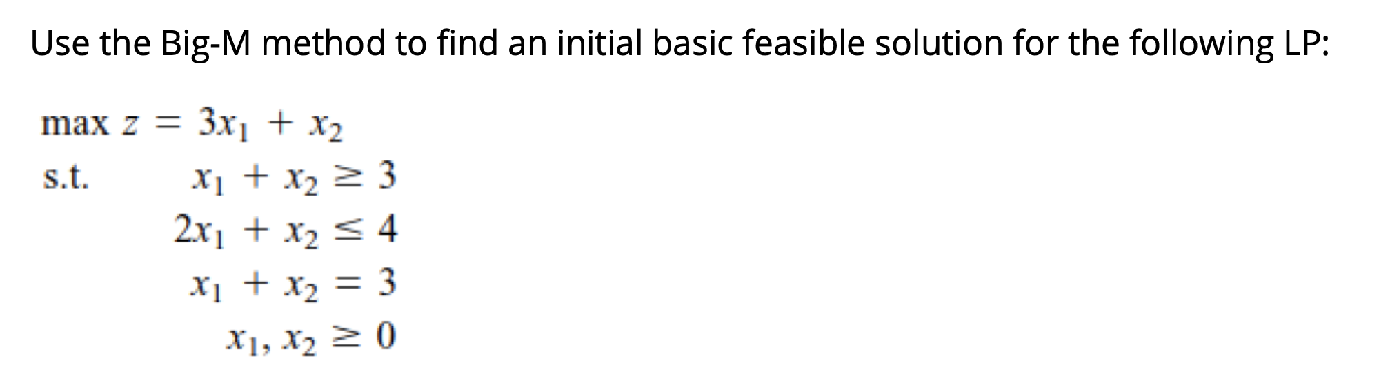 2. Difficult Basic Feasible Solutions Please do