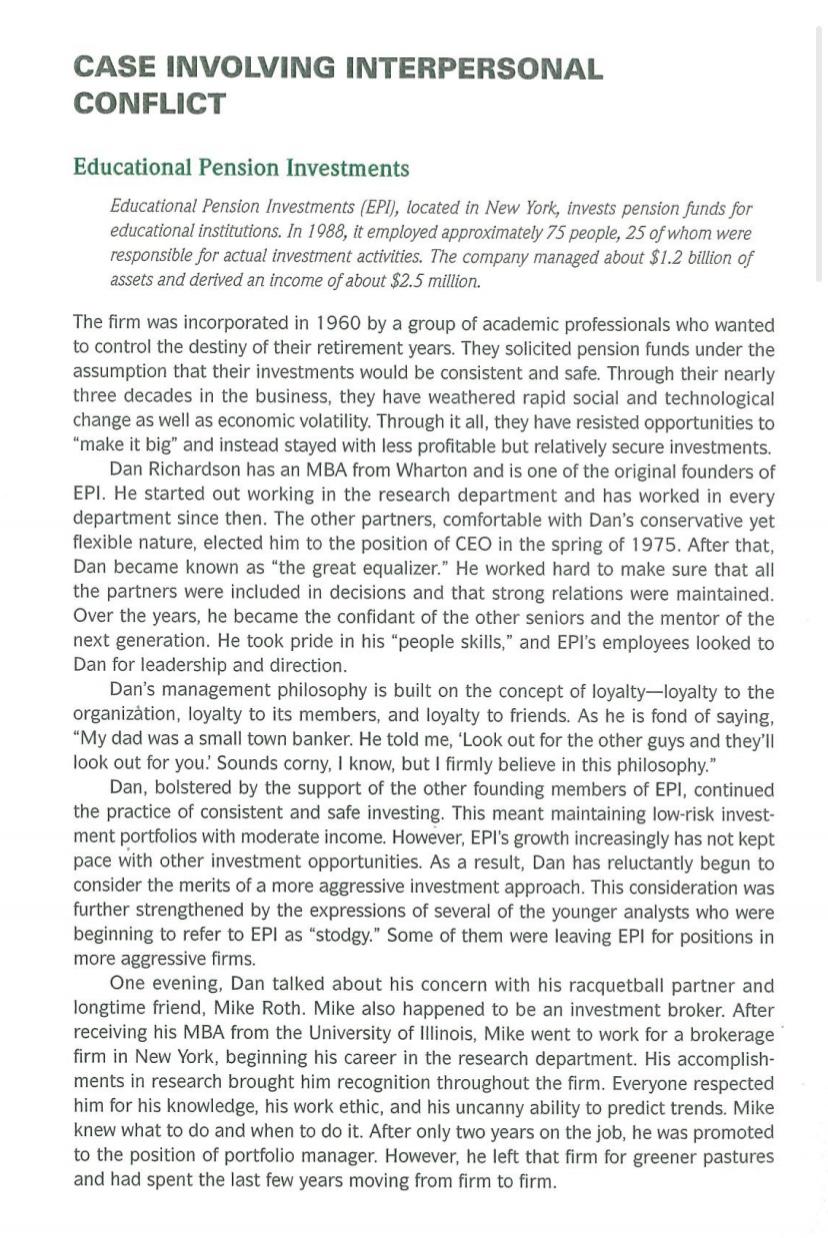 Please help me answer these discussion questions.