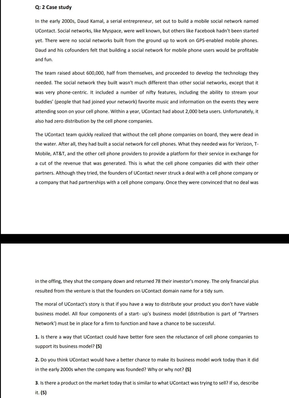 Subject Entrepreneurship Give Answer in detail