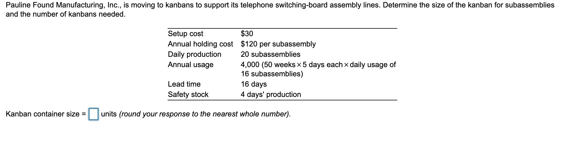 Pauline Found Manufacturing, Inc., is moving to