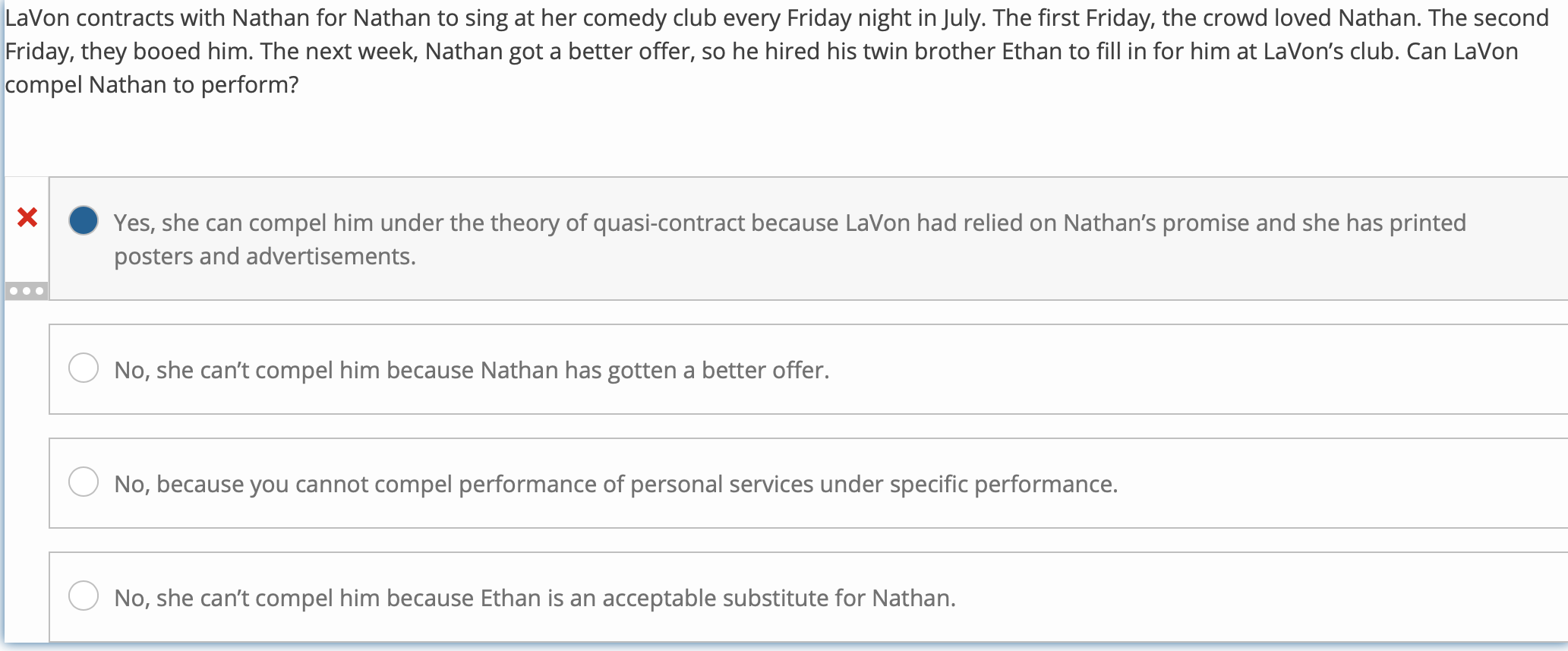 Courts may reform a contract: Rescission of a