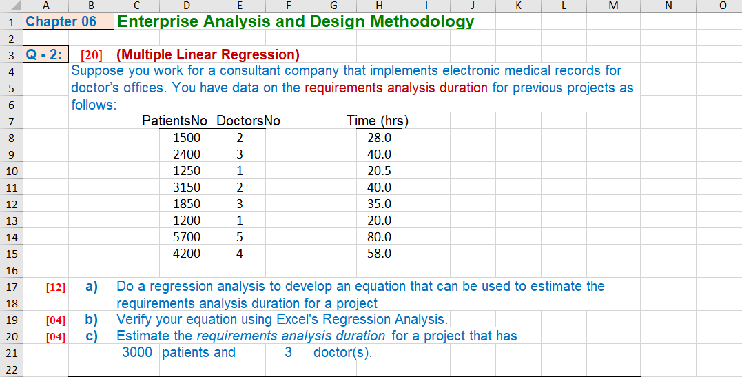 Q) -------- N O 9 B D G H L M 1 Chapter 06