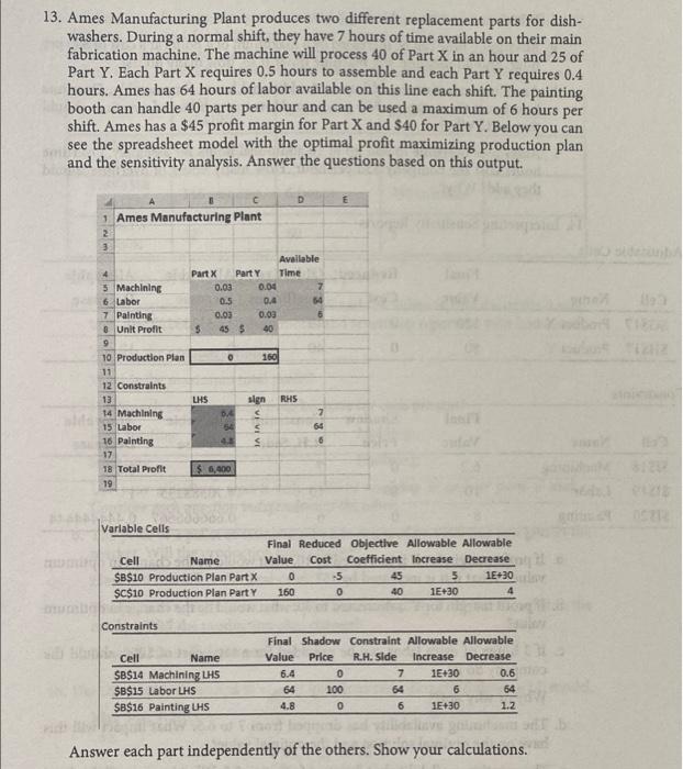 Can you please answer parts g. h. and i. Thanks I