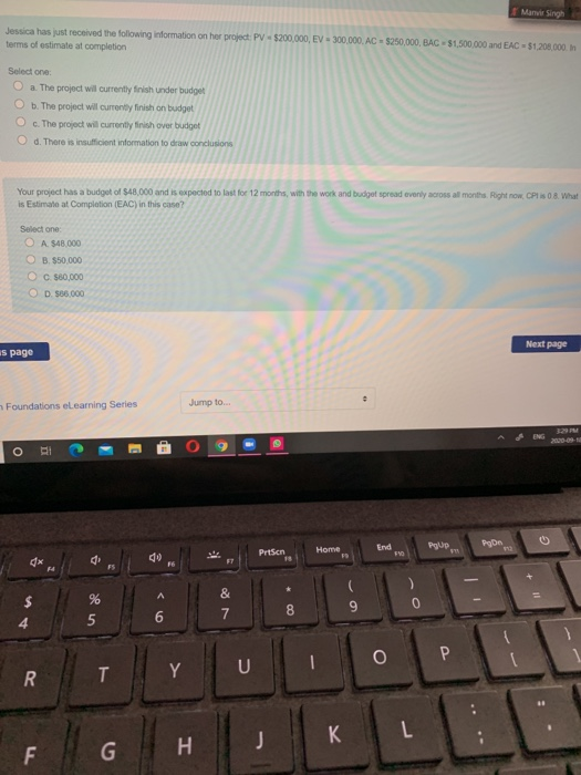 Man Singh Jessica has just received the following