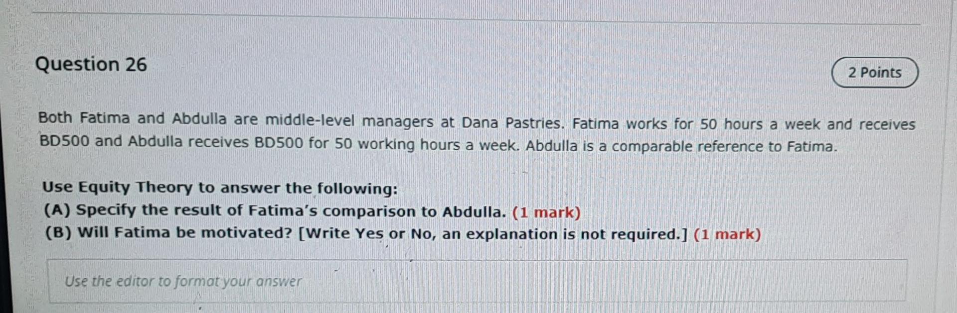 q26 plz ,write short answer , must be short