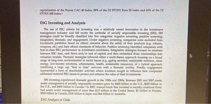 1. From a company valuation perspective, how