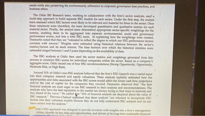 1. From a company valuation perspective, how