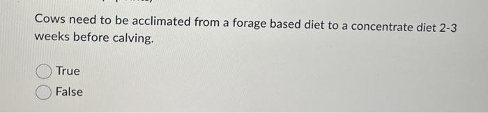 dairy cattle management question Cows need to be