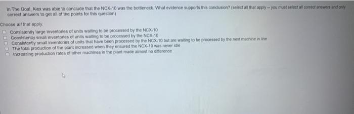 In The Goal, Alex was able to conclude that the