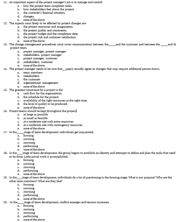 a. e. a. e. e. e. a. 11. An important aspect of