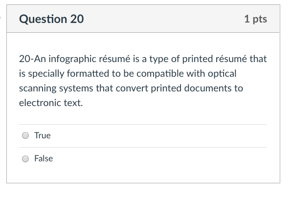 Question 19 1 pts 19-Networking is an informal