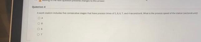 A workstation includes consecutive stages that