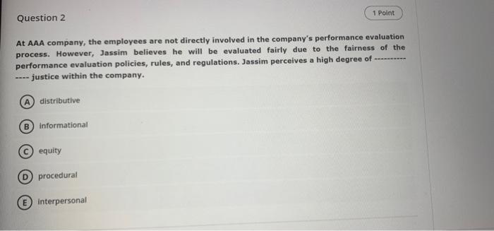 Question 7 1 Point Managers increase coordination