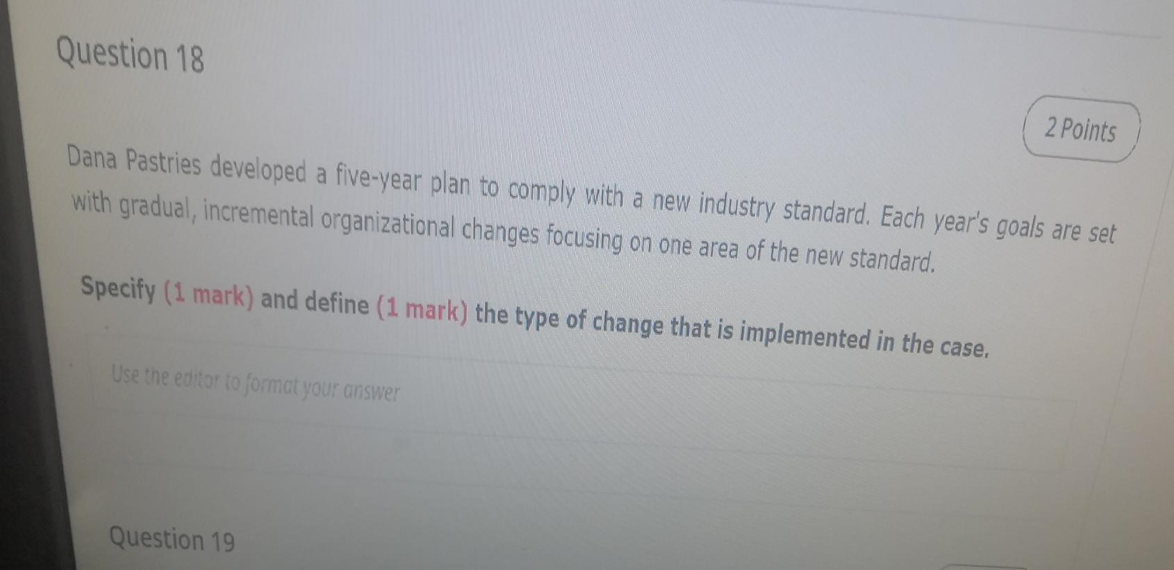 Q18 plz ,write short answer , must be short