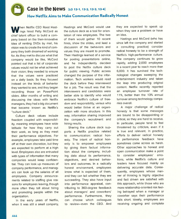 Answer the 3 Questions for Discussion please!