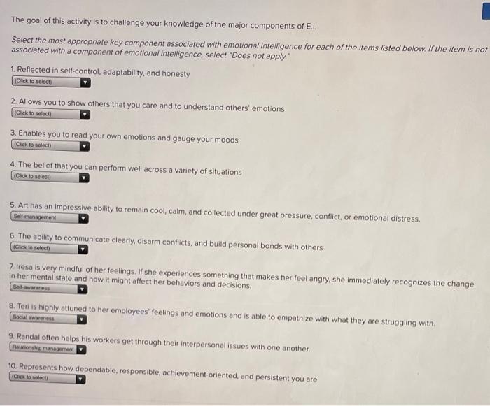 The goal of this activity is to challenge your