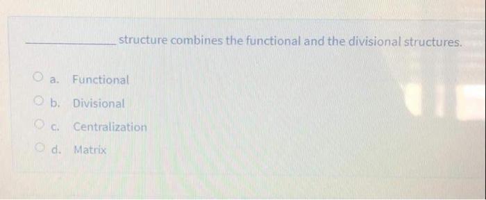 structure combines the functional and the