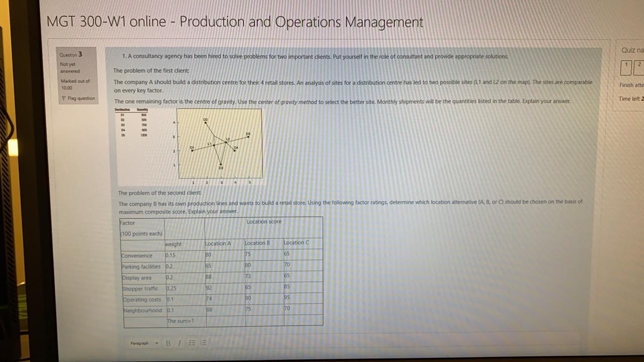 MGT 300-W1 online - Production and Operations