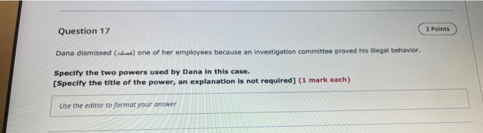 I want the answer quickly, please Question 17 2